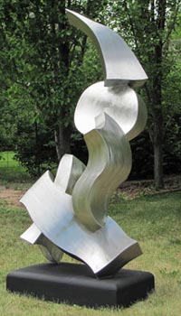 Keep stainless steel sculpures from rust or corrosion