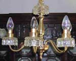 Brass Chandelier Protected with ProtectaClear