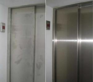 elevator before and afater
